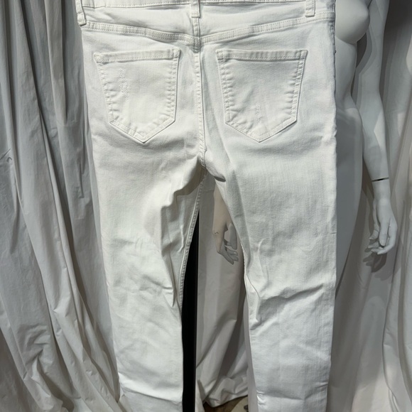 Free People Distressed White Jeans Size 28 - Picture 2 of 8